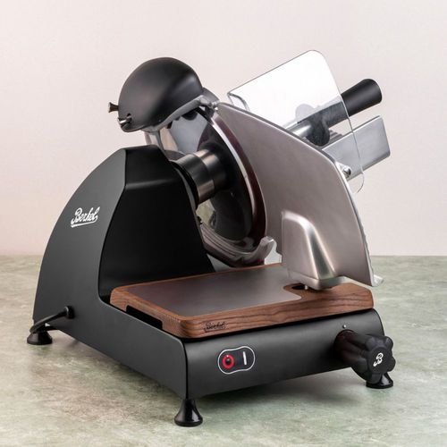Trancheuse de légumes - RED LINE 250 MATTE BLACK - Berkel - semi-automatique / à lame circulaire / en acier inoxydable