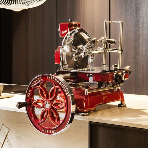 Trancheuse pour charcuterie - FLYWHEEL B114 RED - Berkel - manuelle / professionnelle / à lame circulaire