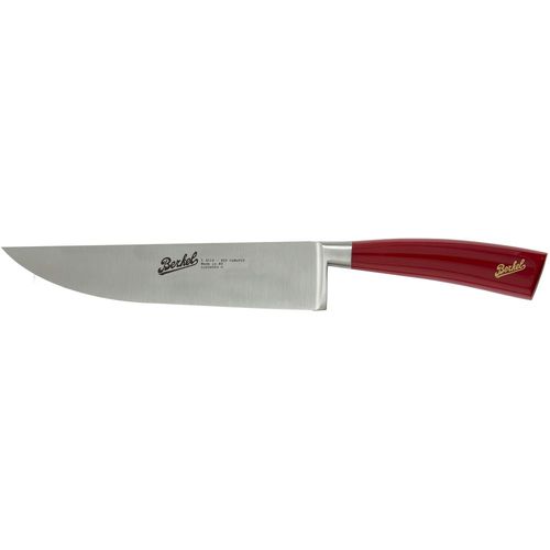 Couteau de chef avec manche en résine - ELEGANCE 20 RED - Berkel - avec lame en acier inoxydable