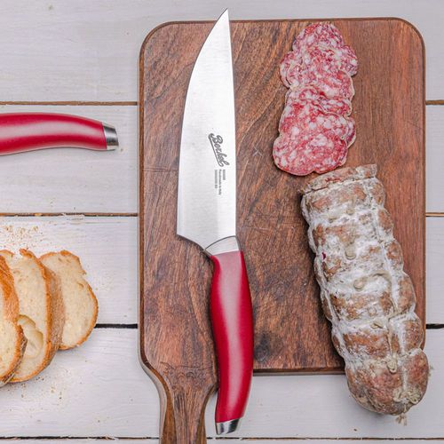 Couteau de chef avec manche en plastique - TEKNICA 15 RED - Berkel - avec lame en acier inoxydable