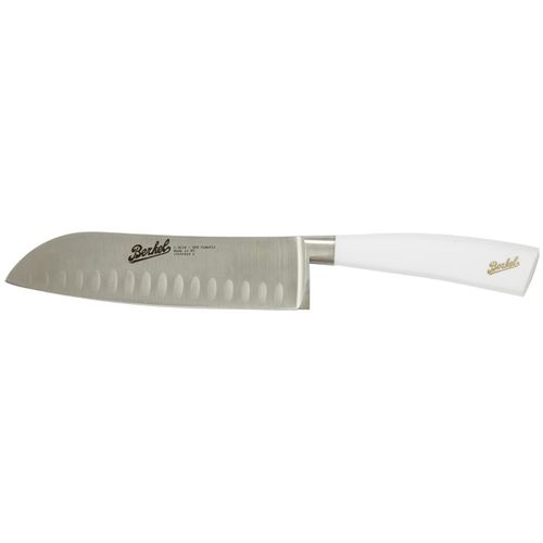 Couteau de cuisine avec manche en résine - ELEGANCE SANTOKU 18 WHITE - Berkel - avec lame en acier inoxydable