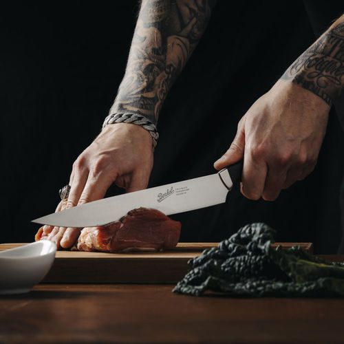 Couteau Tranchelard avec manche en plastique - TEKNICA 24 BLACK - Berkel - avec lame en acier inoxydable