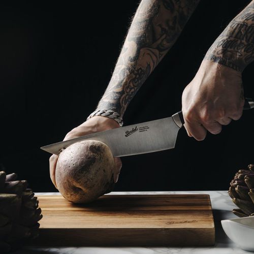 Couteau de chef avec manche en plastique - TEKNICA 22 BLACK - Berkel - avec lame en acier inoxydable