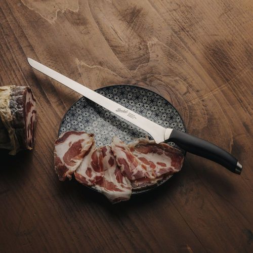 Couteau de cuisine avec manche en plastique - TEKNICA 28 BLACK - Berkel - avec lame en acier inoxydable