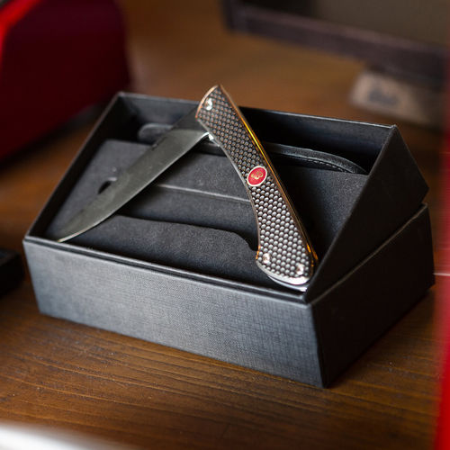 Couteau de cuisine avec lame en acier inoxydable - FOLDING PUNCHED TITANIUM - Berkel - de poche