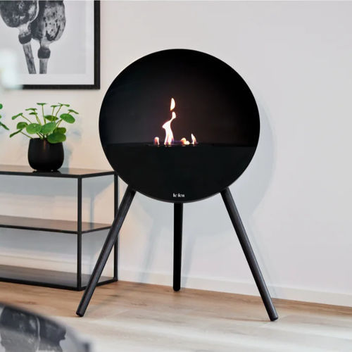 Cheminée au bioéthanol - Eye - Le Feu - sur pied / simple face / à foyer ouvert