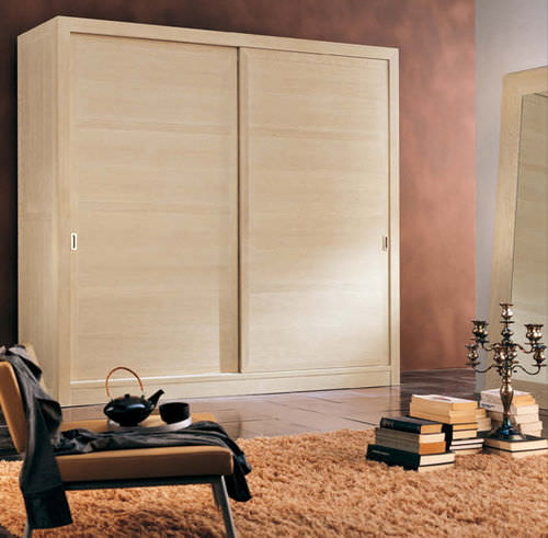 Armoire contemporaine - JAMILA - BAMAX - en bois / à porte coulissante