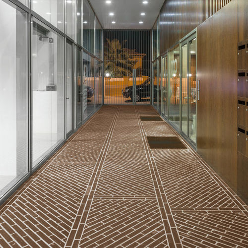 Dallage en céramique - Tira Romana Castanho Mondego - Vale de Gândara - d'intérieur / d'extérieur / pour entrée