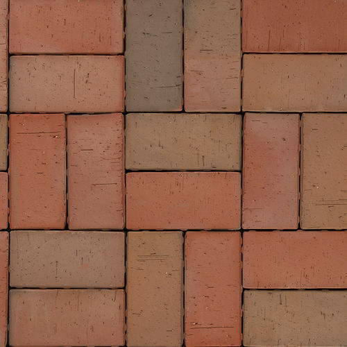 Pavé en argile - Vermelho Vulcânico Flash - Vale de Gândara - d'extérieur / rectangulaire