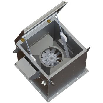 Ventilateur à ouverture motorisée - FRB  - AREM - en caisson / professionnel / d'intérieur
