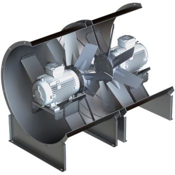 Ventilateur axial - AXUS CONTRA-ROTATING  - AREM - hélicoïdal / professionnel / d'intérieur