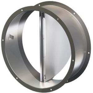 Bouche de pulsion d'air en acier galvanisé - AREM - en inox / ronde / carrée