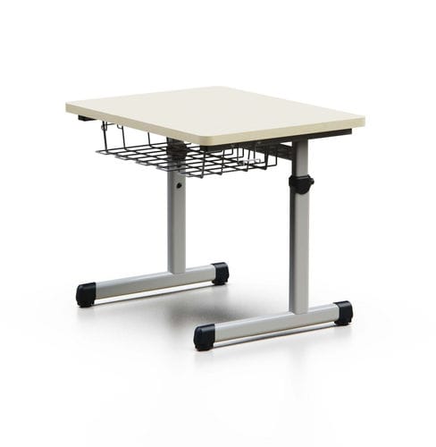 Table d'enseignement contemporaine - QUAR - Mirplay Objektmöbel - en MDF / avec piètement en acier thermolaqué / rectangulaire