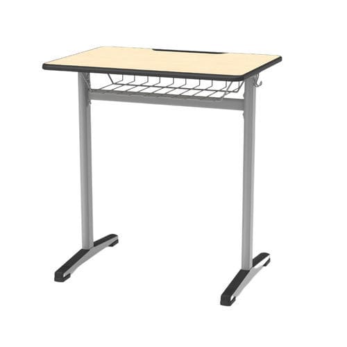 Table d'enseignement contemporaine - Quar - Mirplay Objektmöbel - en MDF / avec piètement en métal / rectangulaire