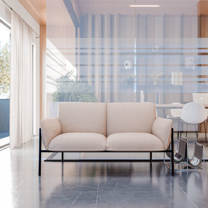 Canapé contemporain - Tori  - Mirplay Objektmöbel - en tissu / ergonomique / gris