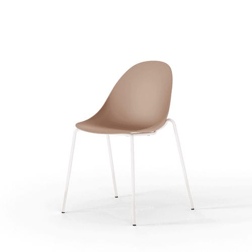 Chaise minimaliste - Hiro - Mirplay Objektmöbel - d'intérieur / en polypropylène / avec piètement en métal