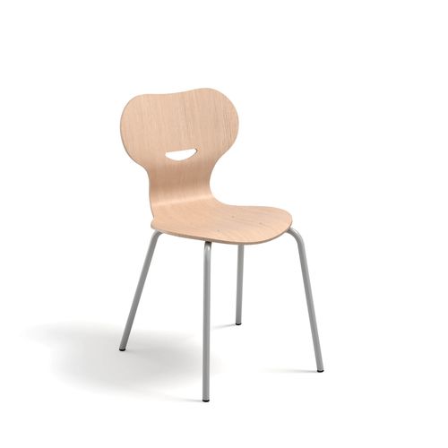 Chaise contemporaine - Mia Basic - Mirplay Objektmöbel - d'intérieur / en hêtre / avec piètement en métal