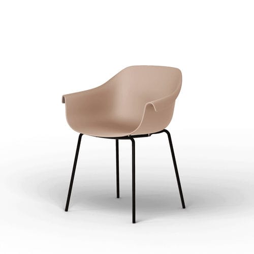 Chaise minimaliste - Saki 4 - Mirplay Objektmöbel - d'intérieur / en polypropylène / avec piètement en métal