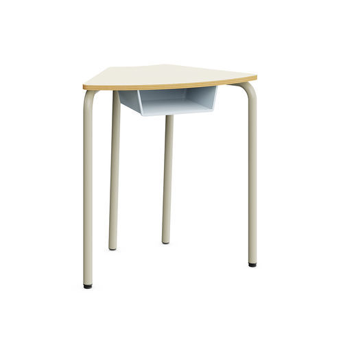 Table d'enseignement contemporaine - Hexa - Mirplay Objektmöbel - en mélaminé / avec piètement en métal / avec tiroir