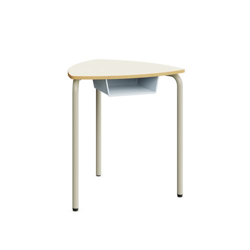Table contemporaine - Pua - Mirplay Objektmöbel - en mélaminé / avec piètement en métal peint / pliante