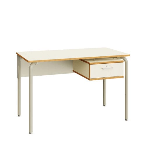 Table d'enseignement contemporaine - Teacher - Mirplay Objektmöbel - en MDF / avec piètement en métal / rectangulaire