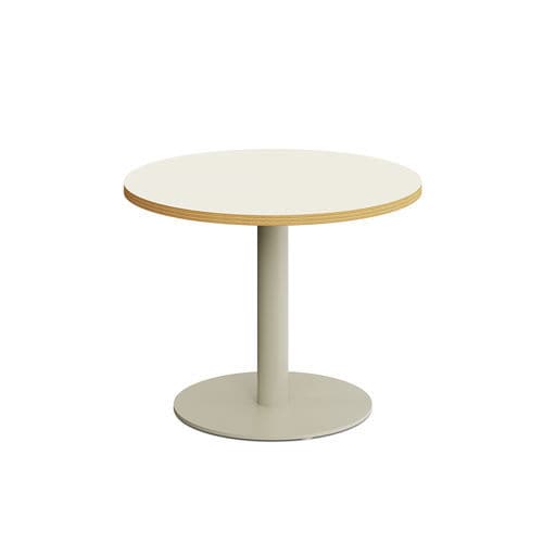 Table contemporaine - Thelma - Mirplay Objektmöbel - en MDF / avec piètement en métal / ronde