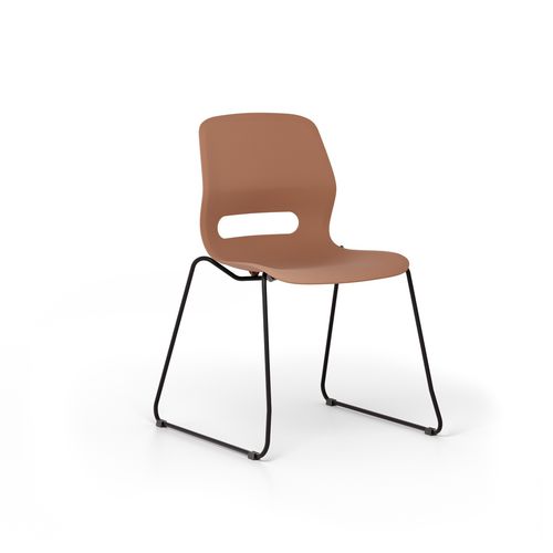 Chaise contemporaine - Jun - Mirplay Objektmöbel - d'intérieur / en polypropylène / avec piètement en métal