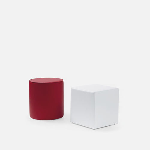 Pouf contemporain - 934 - Gierre Sedute - en tissu / carré / rond