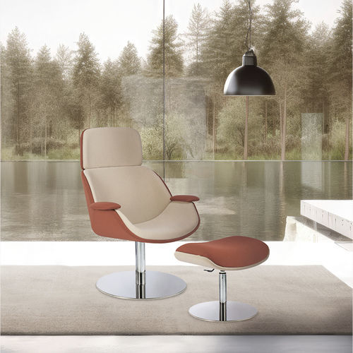 Fauteuil contemporain - MANTRA - Gierre Sedute - en tissu / en métal / avec dossier haut