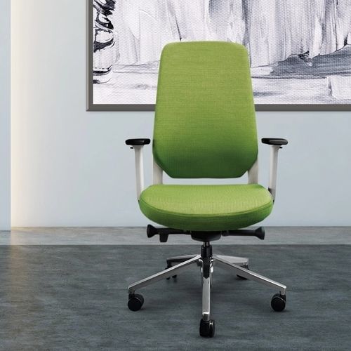 Fauteuil de direction contemporain - SHELL - Gierre Sedute - en cuir / en tissu / en métal