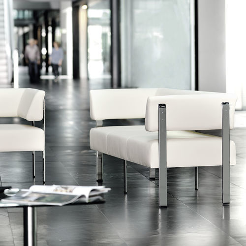 Canapé contemporain - STYLE - Gierre Sedute - en cuir / couleur personnalisable / en métal