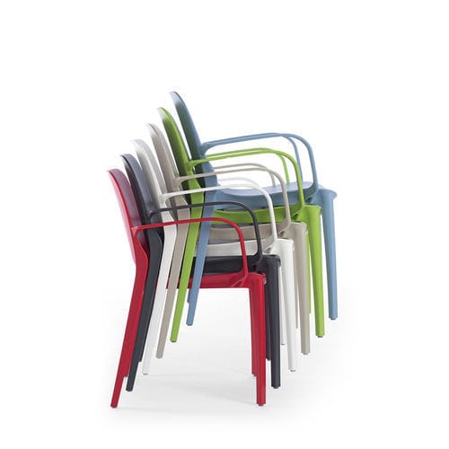Chaise contemporaine - LEXAN - Gierre Sedute - d'intérieur / en plastique / avec piètement en plastique