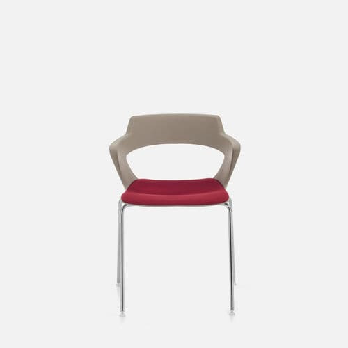 Chaise contemporaine - GRACE - Gierre Sedute - d'intérieur / en plastique / avec piètement en métal