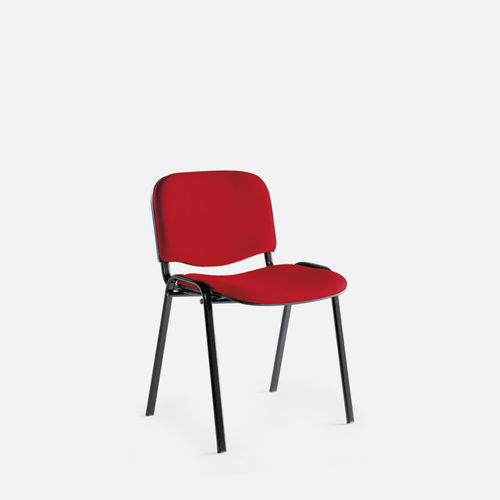 Chaise visiteur contemporaine - ISO - Gierre Sedute - d'intérieur / en PVC / en tissu