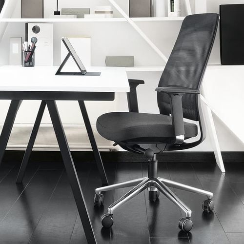 Chaise de bureau contemporaine - FILE - Gierre Sedute - d'intérieur / en tissu / avec piètement en métal