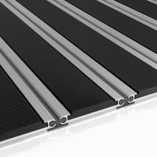 Tapis d'entrée pour établissement public - Clean Rubber Wide - TechemMatten - pour bâtiment / pour bureau / pour hôtel
