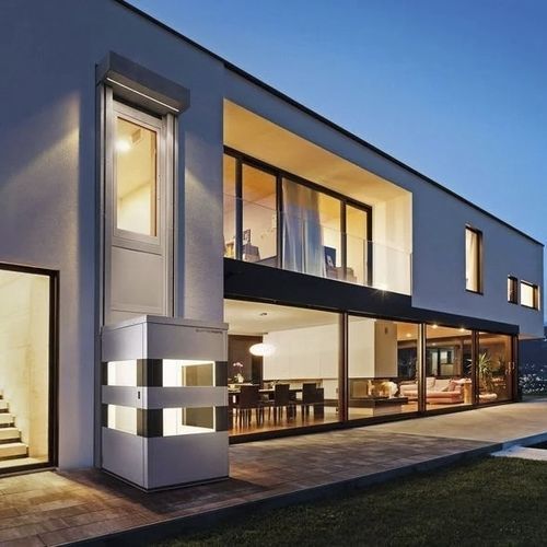 Cabine d'ascenseur électrique - QUATTROPORTE - Ascendor GmbH - pour bâtiment / d'extérieur
