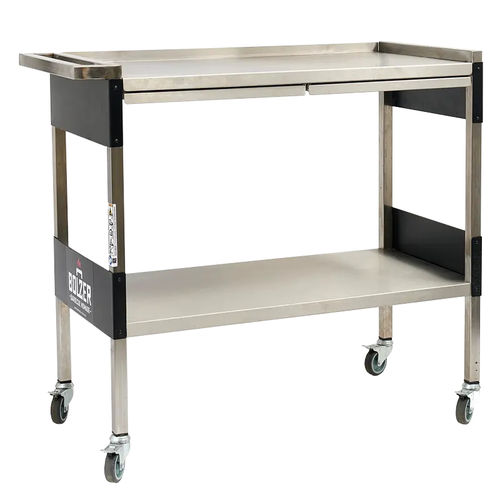 Chariot pour barbecue - Bolzer - professionnel / en inox