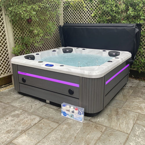 Spa hors-sol - CX-5 A - Catalina Spas - carré / 5 places / en inox