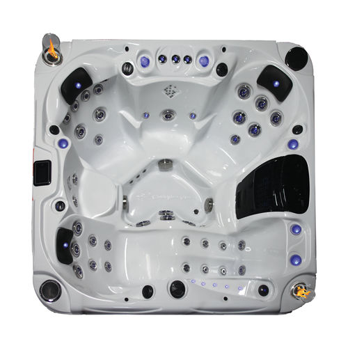 Spa hors-sol - Nebula - Catalina Spas - carré / 5 places / en bois