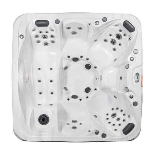Spa hors-sol - P-600 - Catalina Spas - carré / 6 places / en bois