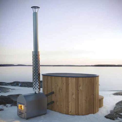 Spa hors-sol - YOU2 - Catalina Spas - ovale / 2 places / en bois