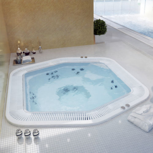 Spa encastrable - Classic - Catalina Spas - hors-sol / hexagonal / 5 places