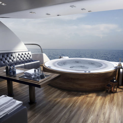 Spa encastrable - Victoria - Catalina Spas - hors-sol / rond / 5 places