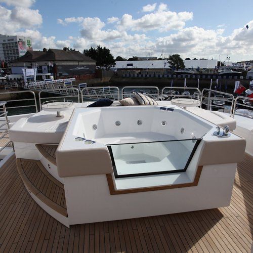 Spa hors-sol - Catalina Spas - rectangulaire / multiplace / en inox