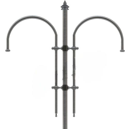 Console pour lampadaire urbain en fer galvanisé - COD 342 /A - EUROCOM SRL