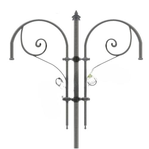 Console pour lampadaire urbain en fer galvanisé - COD 347/A - EUROCOM SRL