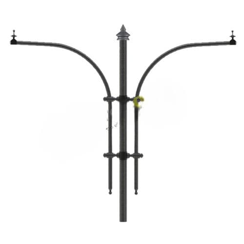 Console pour lampadaire urbain en fer galvanisé - COD 376 - EUROCOM SRL