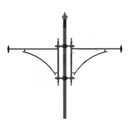 Console pour lampadaire urbain en fer galvanisé - COD 381 - EUROCOM SRL