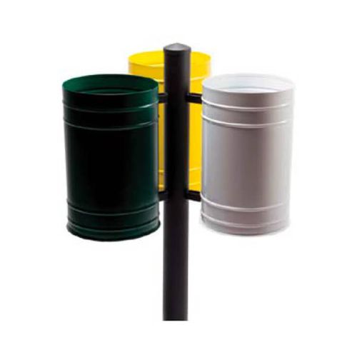Support de sac poubelle en fer galvanisé - LITTER BINS - EUROCOM SRL - d'extérieur / sur pied / pour les zones urbaines